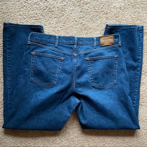 Lee Men’s Premium Select Regular Fit Straight Leg Jeans 38x30 - Picture 4 of 5